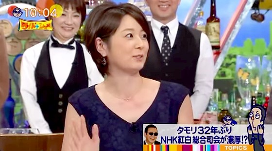 ワイドナショー画像　「NHKニュース9の話が来たらフジ辞める？」という質問に秋元優里アナが慌てて否定　2015年10月11日