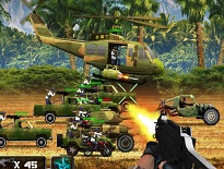 味方の車を護衛ガンシューティングゲーム【Jungle Armed Getaway】