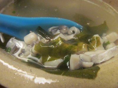 タチウオの生姜スープアップ３