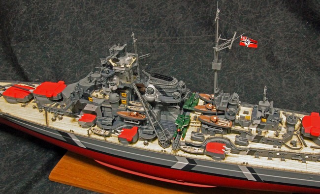 HIGH-GEARedの模型と趣味の日常 1/350戦艦『ビスマルク』製作記 その6