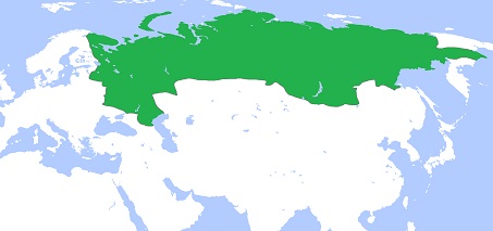 ロシア・ツァーリ国の領域（1700年）
