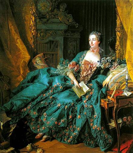 ポンパドゥール夫人（フランソワ・ブーシェ、1756年）